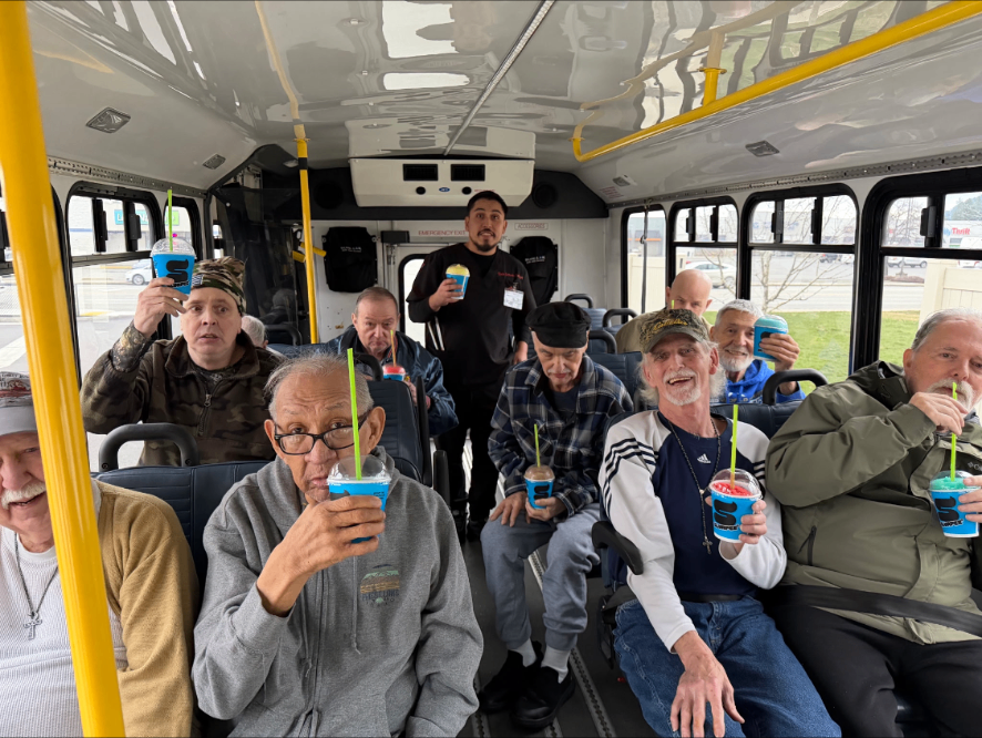Slushie run on the bus